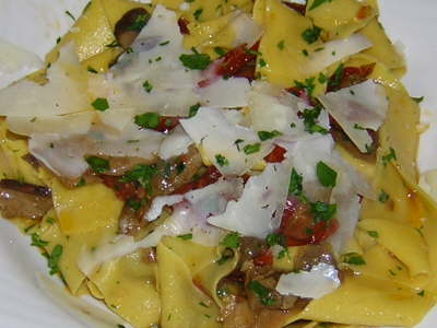 Tagliatelle Funghi Pecorino